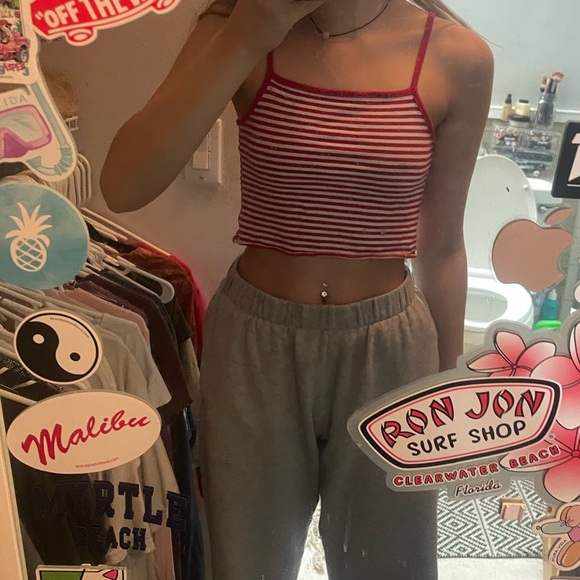 brandy striped tank - Picture 2 of 2